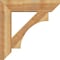 Ekena Millwork Westlake Slat Rough Sawn Bracket w/ Offset Brace, Western Red Cedar, 8"W x 32"D x 32"H BKT0806X32X32WTL06RWR - alternate 2